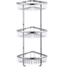 Полка решетка угловая тройная Savol (S-5854-3)