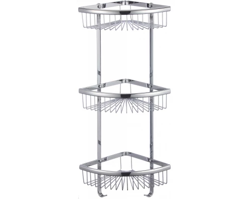 Полка решетка угловая тройная Savol (S-5854-3)