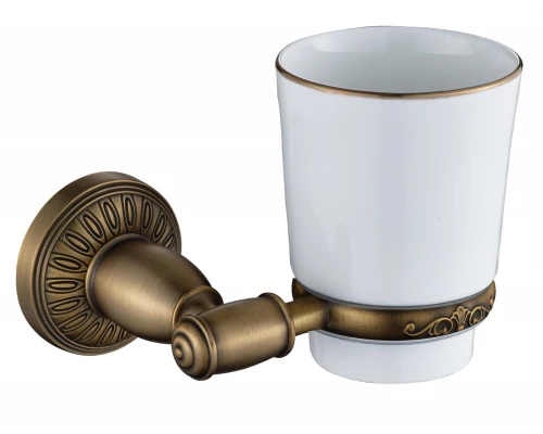 Стакан Savol стеклянный с настенным держателем (S-006658C)