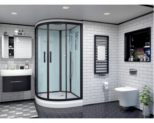 Душевая кабина Timo Standart Black 120*85*220  (T-6602BL)