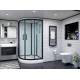 Душевая кабина Timo Standart Black 120*85*220  (T-6602BL)