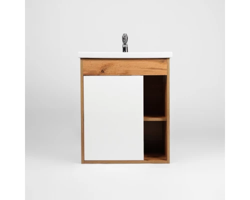 Тумба VIANT "Бостон" COMO 50 1 ств подвесная  380х460х620 (VBOS50CO-T1STP)