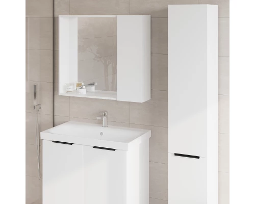 Зеркальный шкаф VIANT "Берлин" 80 правый/левый без света белый 136х800х700 (VBER80BEL-ZSH)