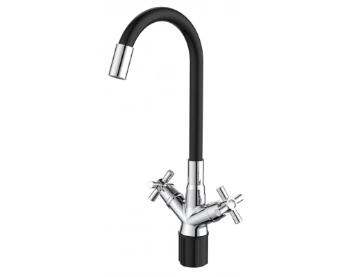 Смеситель VODA "Dive" для кухни, гибкий излив (DV519FB)