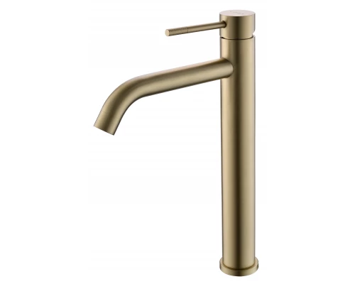 Смеситель VODA "Vessel Gold" для раковины, высокий, золотой (VSL25G)