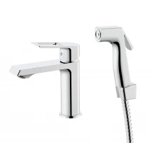 Смеситель VODA "Surf"  с гигиеническим душем, с аксессуарами (SF27H)