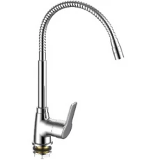 Смеситель VODA "Wave" для кухни, гибкий излив (WA519S)