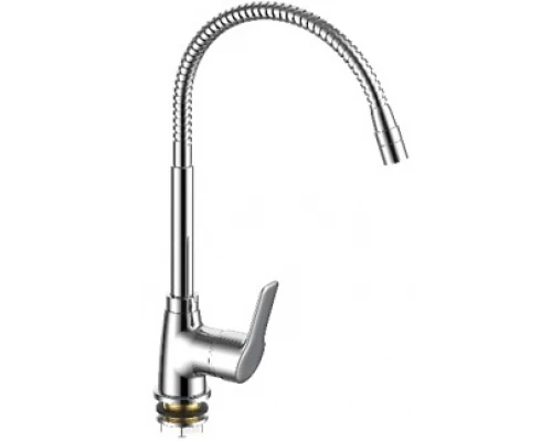 Смеситель VODA "Wave" для кухни, гибкий излив (WA519S)