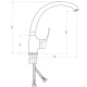 Смеситель Славен для кухни Дача В (СЛ-ОД-В22)
