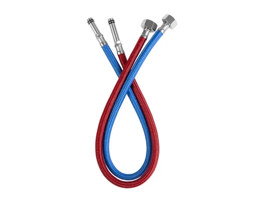 Смеситель для мойки Славен "Коттедж" с высоким  изливом, розовый (СЛ-ОД-Д90)