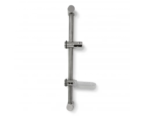 Душевая стойка Славен в комплекте с мыльницей, нержавеющая сталь диаметр 25мм., высота 600 мм (СЛ-ЗП-145)