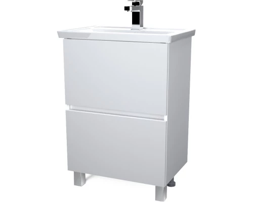 Тумба белый глянец 67 см 1Marka Aris У76054