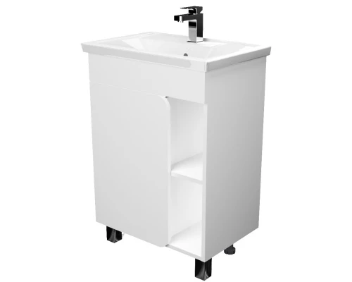 Тумба белый глянец 67 см 1Marka Nuvo У76056