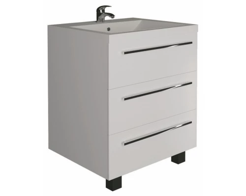 Тумба белый глянец 74,6 см 1Marka Соната У51039