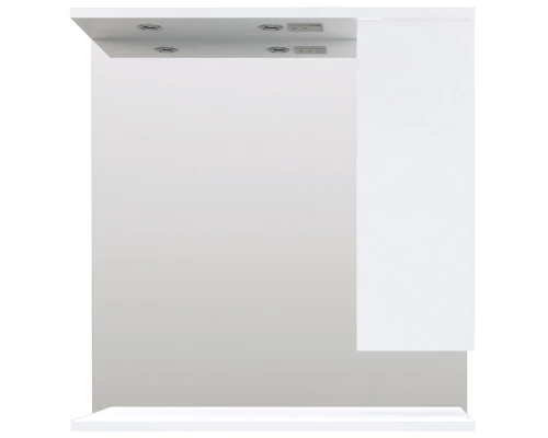 Зеркальный шкаф 80x86,4 см белый глянец 1Marka Кода Лайт У57596