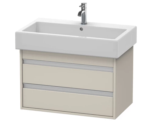 Тумба тауп матовый 75 см Duravit Ketho KT663709191
