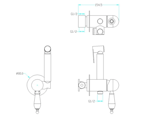 Гигиенический комплект Boheme Medici 434