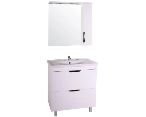 Зеркальный шкаф 77,8x78,1 см белый ASB-Mebel Миранда