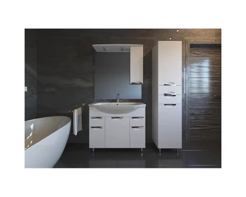 Тумба с раковиной белый 80 см ASB-Mebel Мессина