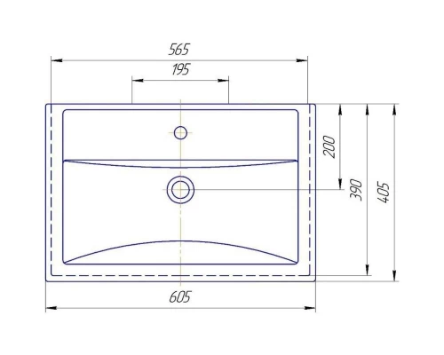 Комплект мебели ясень белый 60,5 см ASB-Mebel Коста