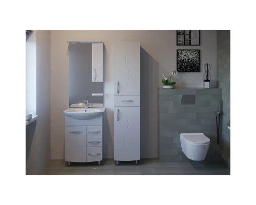 Тумба с раковиной белый 61 см ASB-Mebel Грета