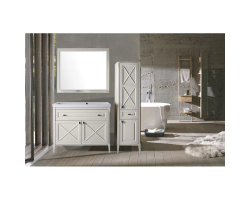 Зеркало 99,5x83,9 см бежевый матовый ASB-Woodline Монте 4607947231595