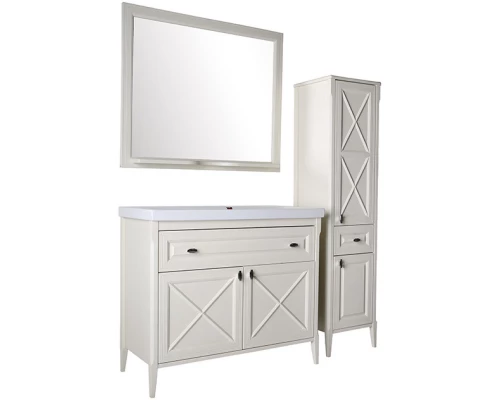 Тумба бежевый матовый 98,7 см ASB-Woodline Монте 4607947231687