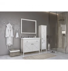 Комплект мебели бежевый матовый 101 см ASB-Woodline Монте