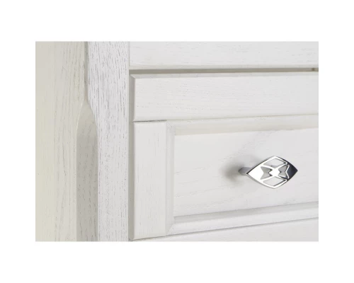 Тумба белый серебряная патина 101,2 см ASB-Woodline Модерн 4627072676955