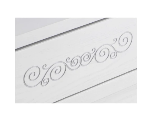 Тумба белый серебряная патина 101,2 см ASB-Woodline Модерн 4627072676955