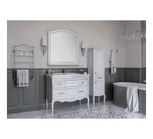 Комплект мебели белый серебряная патина 106,5 см ASB-Woodline Модерн