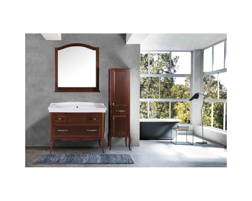 Зеркало 91,2x95 см антикварный орех ASB-Woodline Модерн 4627072676887