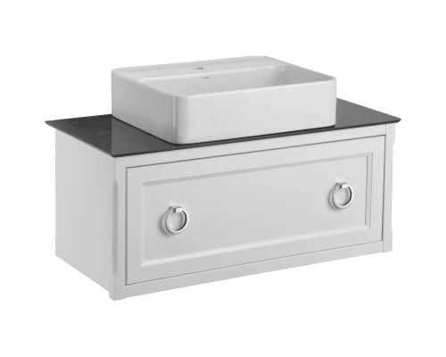 Тумба белый матовый 97 см ASB-Woodline Рома 4607947231984