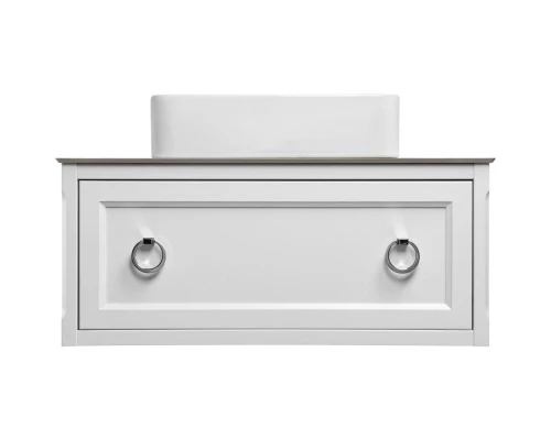 Комплект мебели белый матовый 100 см ASB-Woodline Рома