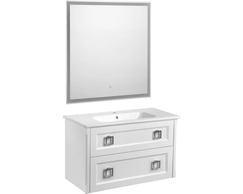 Комплект мебели белый матовый 100,5 см ASB-Woodline Рома