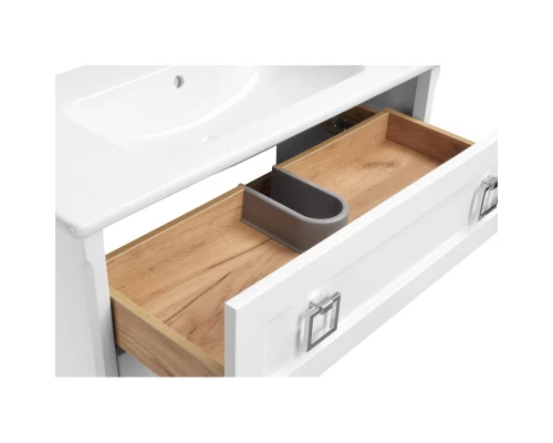 Комплект мебели белый матовый 100,5 см ASB-Woodline Рома