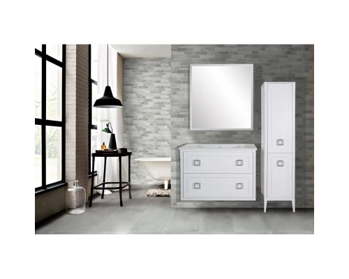 Комплект мебели белый матовый 100,5 см ASB-Woodline Рома