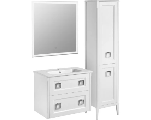 Тумба белый матовый 74,4 см ASB-Woodline Рома 4607947232097