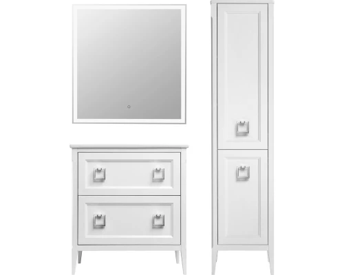 Тумба белый матовый 74,4 см ASB-Woodline Рома 4607947232035