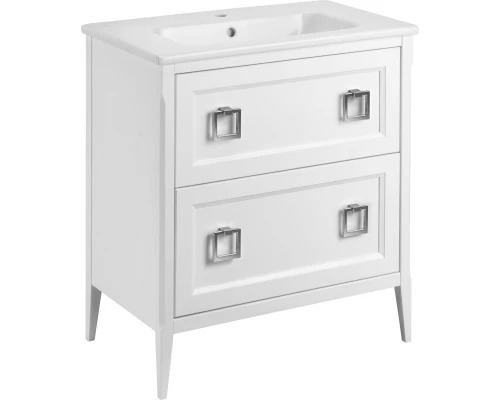 Тумба белый матовый 74,4 см ASB-Woodline Рома 4607947232035