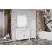 Комплект мебели молочный 85 см ASB-Woodline Миа