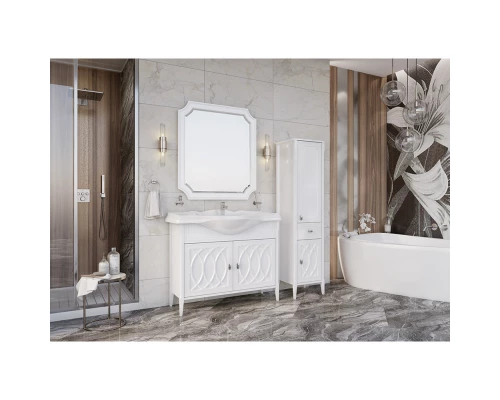 Комплект мебели молочный 85 см ASB-Woodline Миа