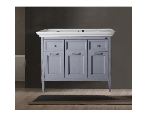 Тумба с раковиной серый 106 см ASB-Woodline Гранда