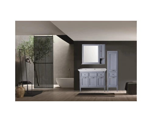 Тумба с раковиной серый 106 см ASB-Woodline Гранда