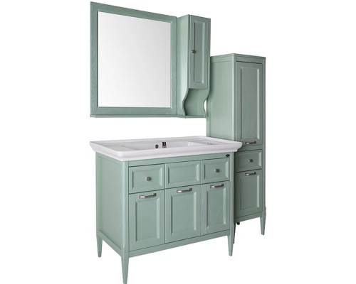 Тумба с раковиной зеленый 106 см ASB-Woodline Гранда