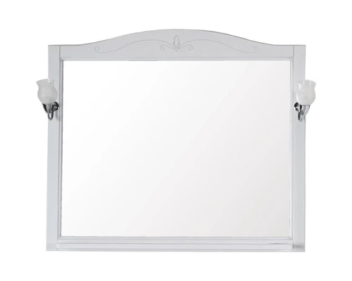 Комплект мебели белый серебряная патина 106,5 см ASB-Woodline Салерно