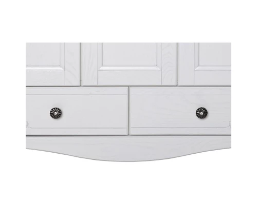 Тумба белый серебряная патина 78 см ASB-Woodline Салерно