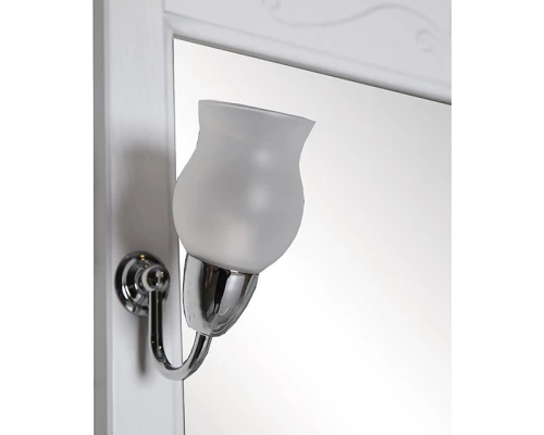 Комплект мебели белый серебряная патина 81 см ASB-Woodline Салерно