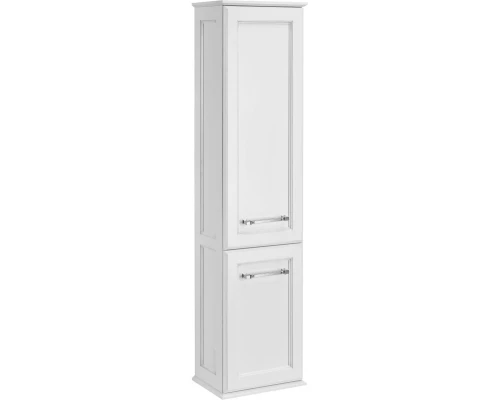 Пенал подвесной белый серебряная патина R ASB-Woodline Венеция 4607947232417