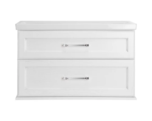 Тумба белый серебряная патина 100 см ASB-Woodline Венеция 4607947232271